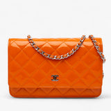 Chanel Classic Patent Wallet On Chain