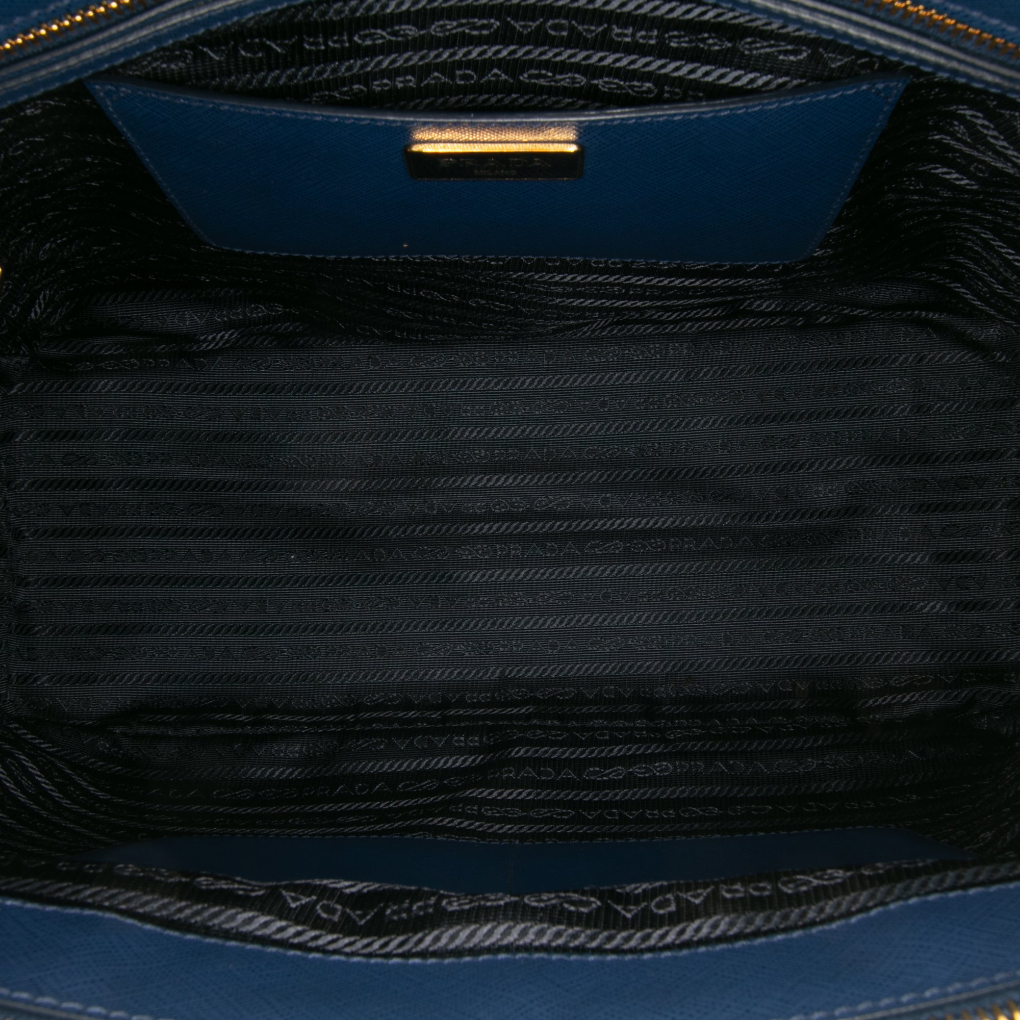 Prada Large Saffiano Lux Galleria Double Zip