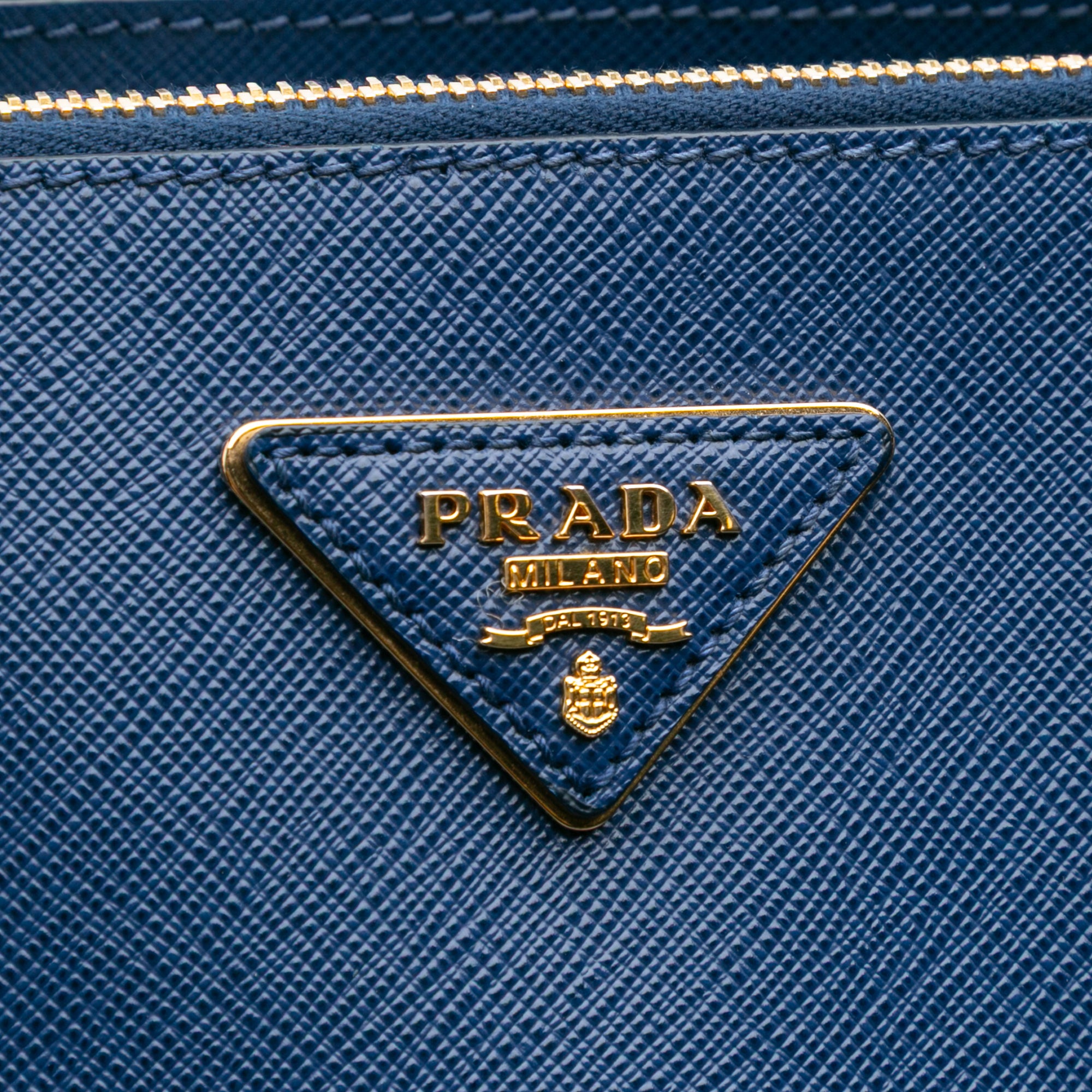 Prada Large Saffiano Lux Galleria Double Zip