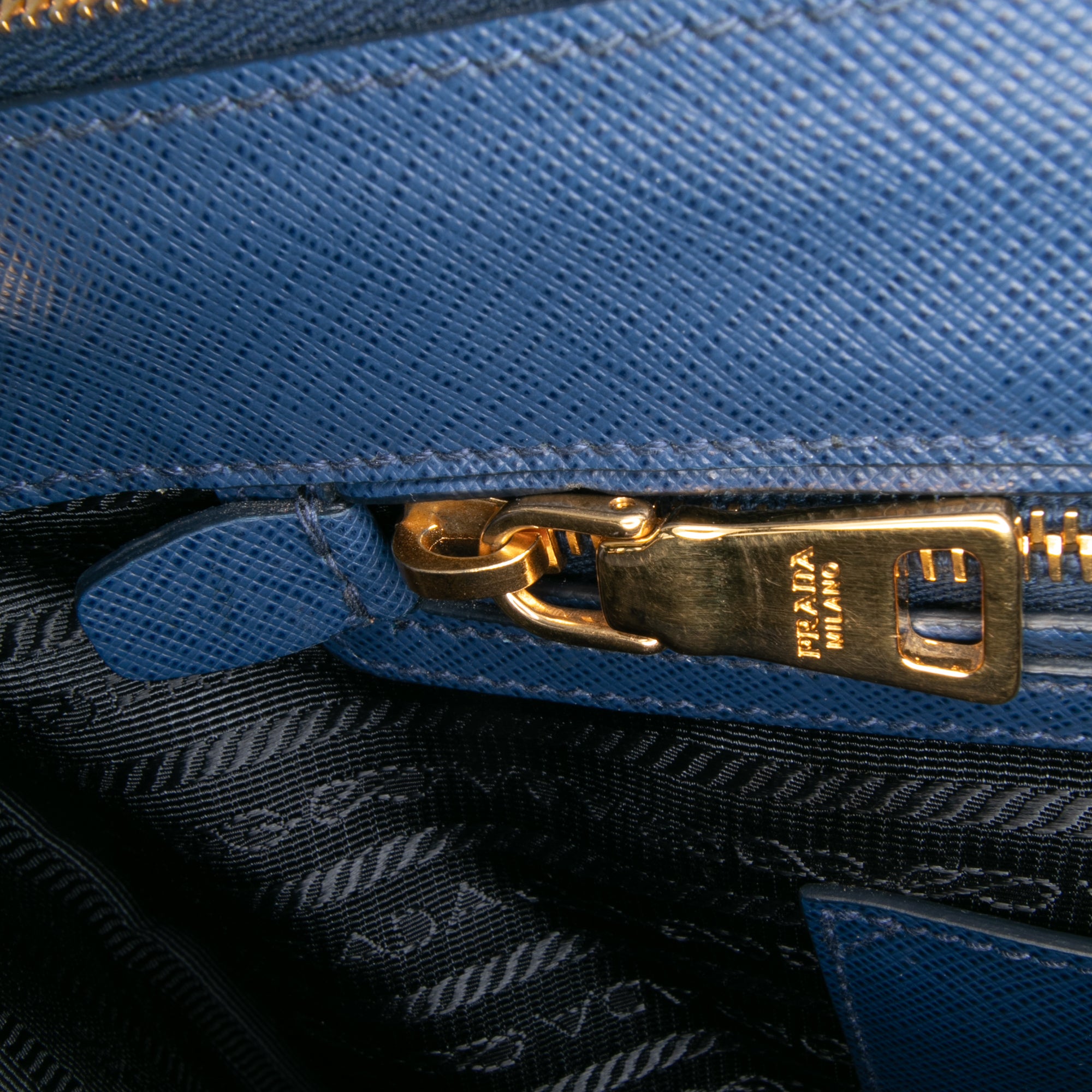 Prada Large Saffiano Lux Galleria Double Zip