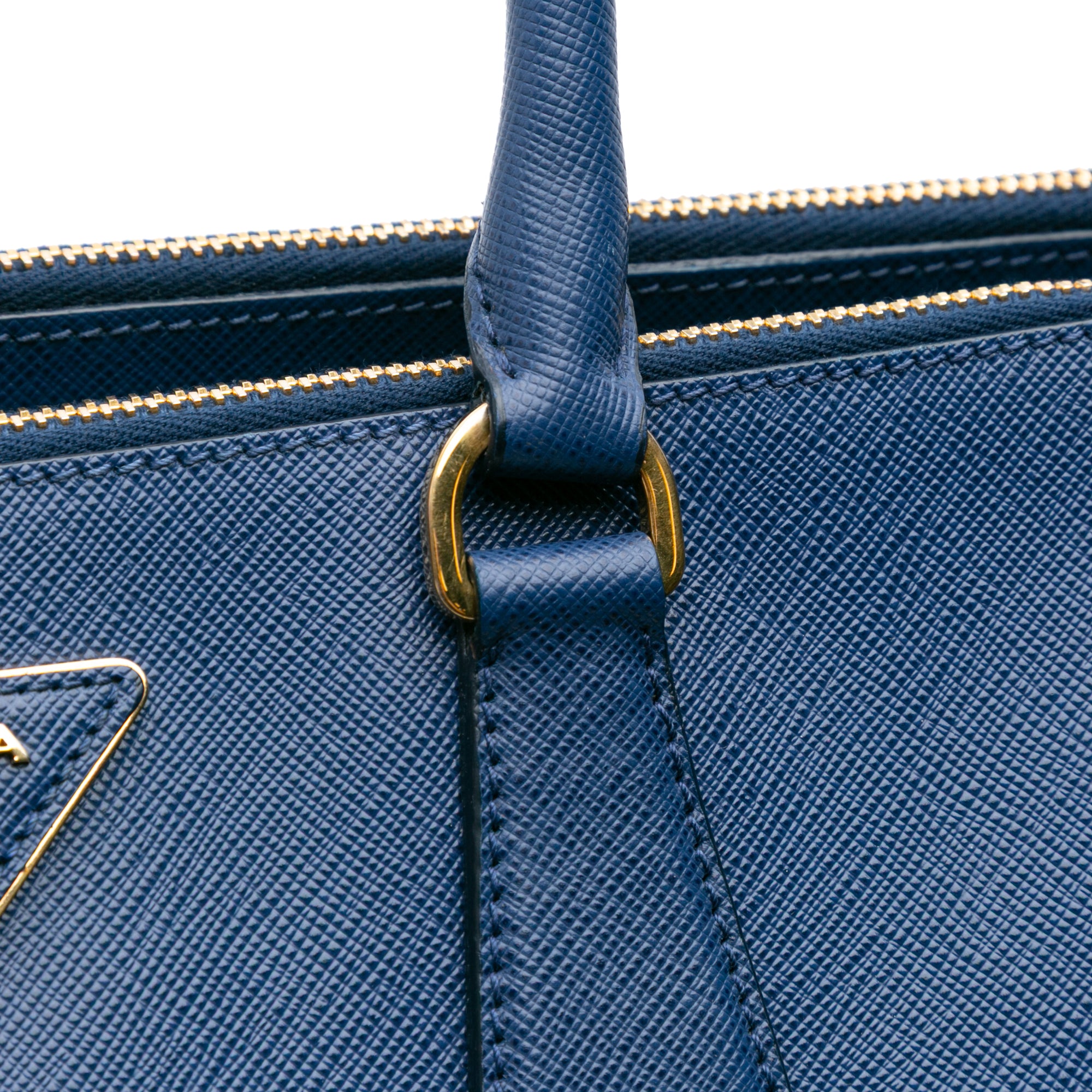 Prada Large Saffiano Lux Galleria Double Zip