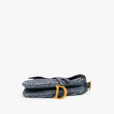 Dior Oblique Denim Embroidered Saddle