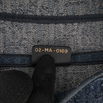 Dior Oblique Denim Embroidered Saddle