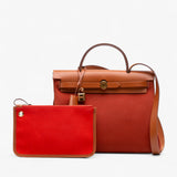 Hermès Toile Herbag Zip Verso 31