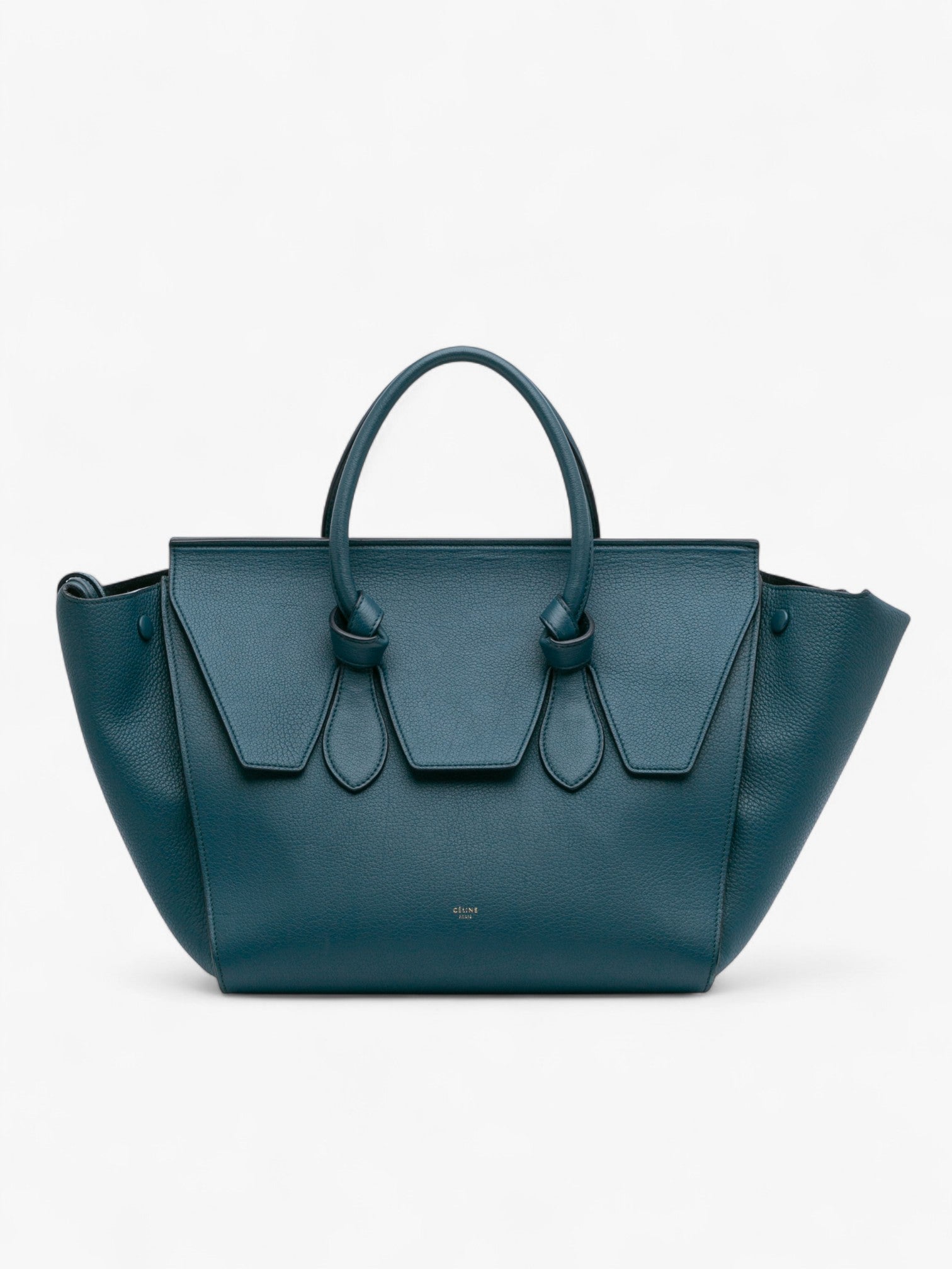 Céline Small Leather Tie Tote 