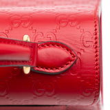 Gucci Small Guccissima Padlock Satchel