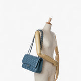 Chanel blue Jumbo Classic Lambskin Double Flap