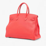 Hermès Birkin Retourne 35 in Rose Jaipur Togo