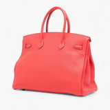 Hermès Birkin Retourne 35 in Rose Jaipur Togo