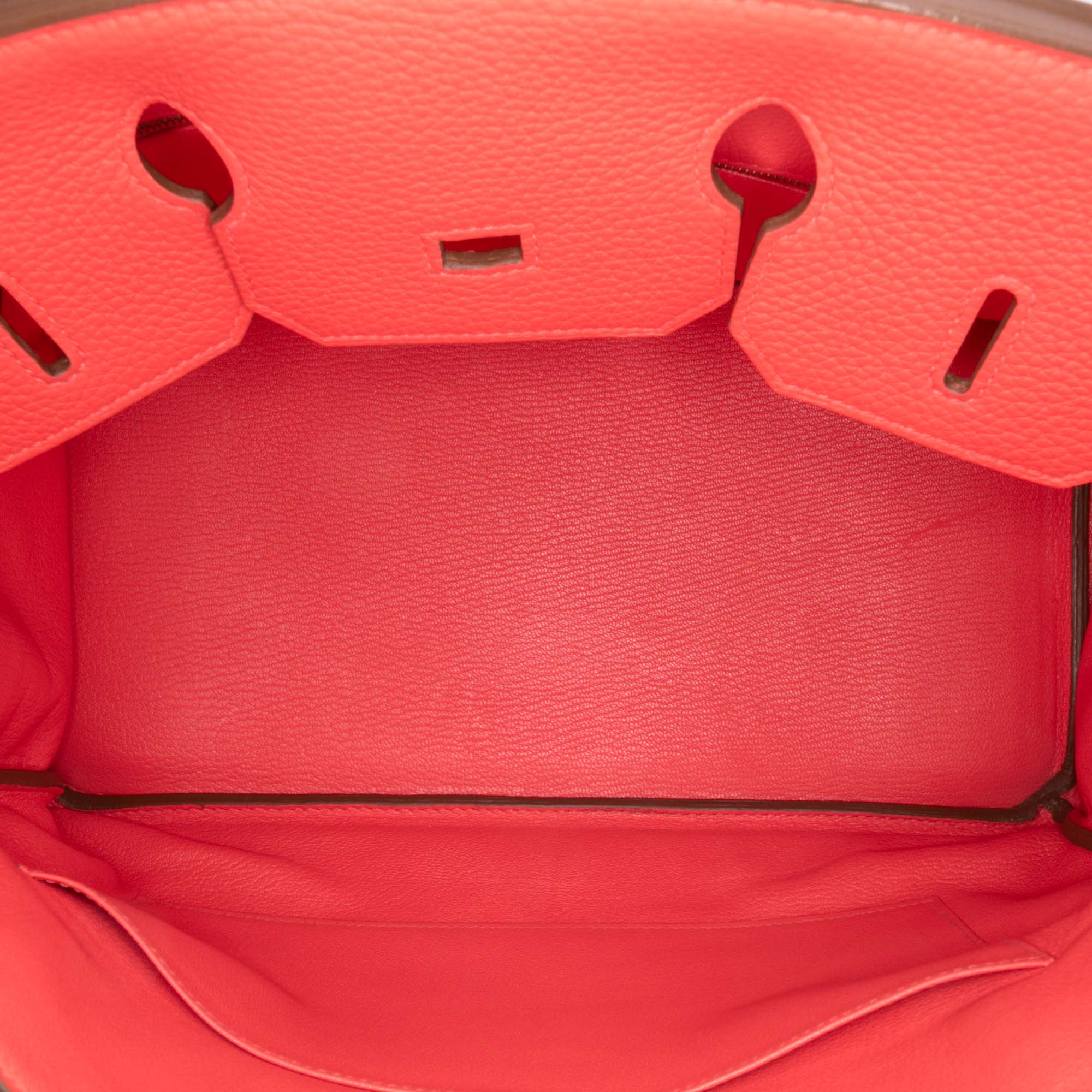 Hermès Birkin Retourne 35 in Rose Jaipur Togo