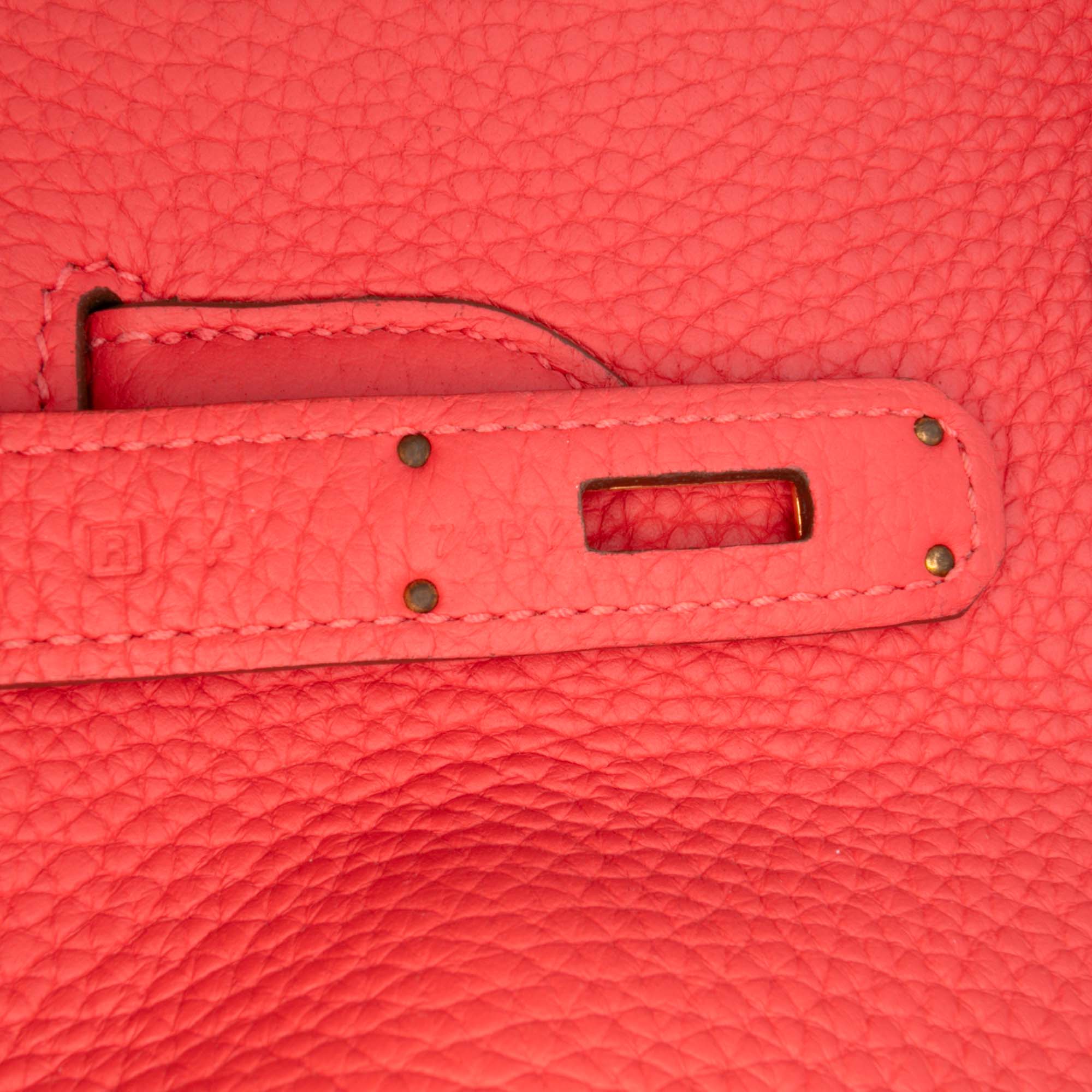 Hermès Birkin Retourne 35 in Rose Jaipur Togo