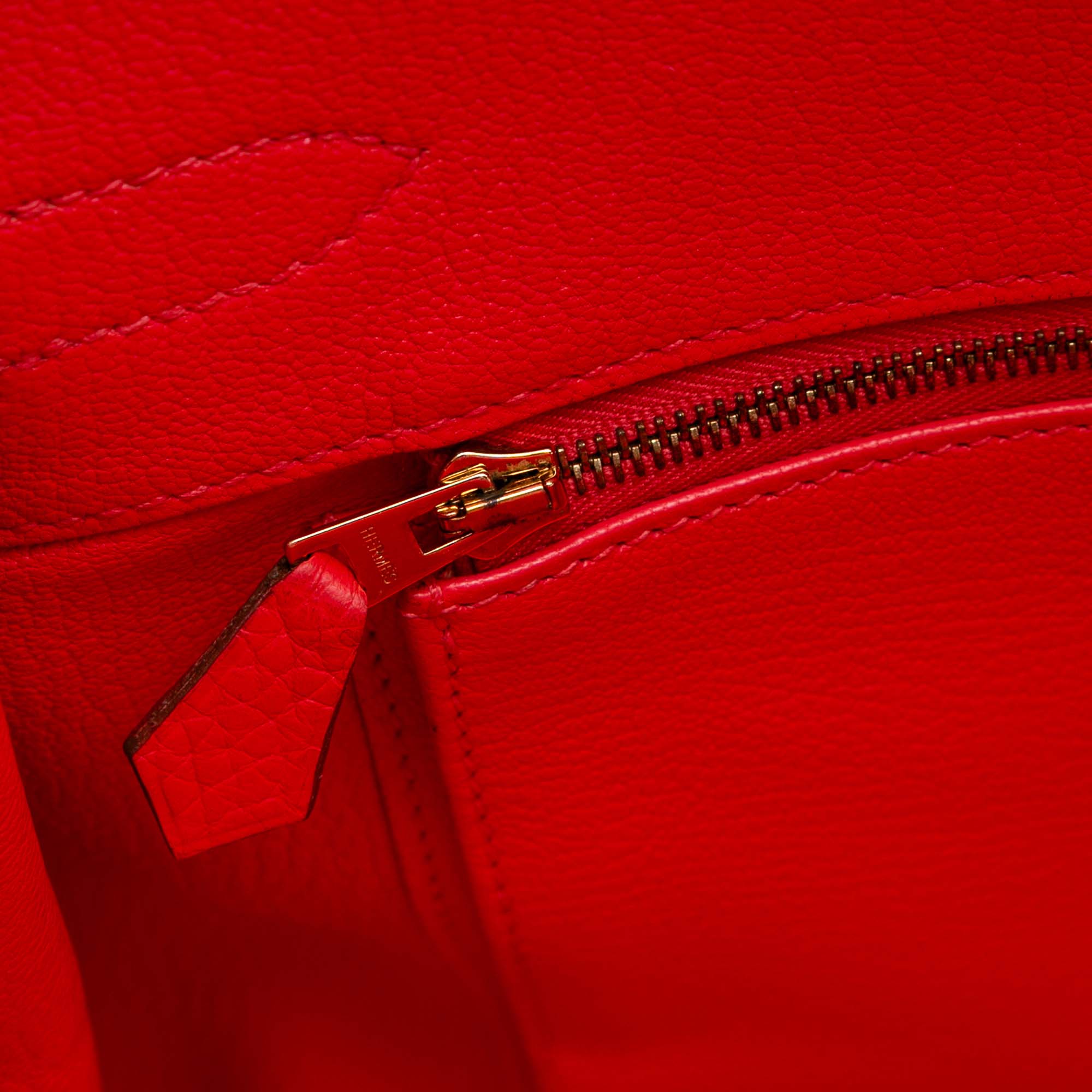 Hermès Birkin Retourne 35 in Rose Jaipur Togo
