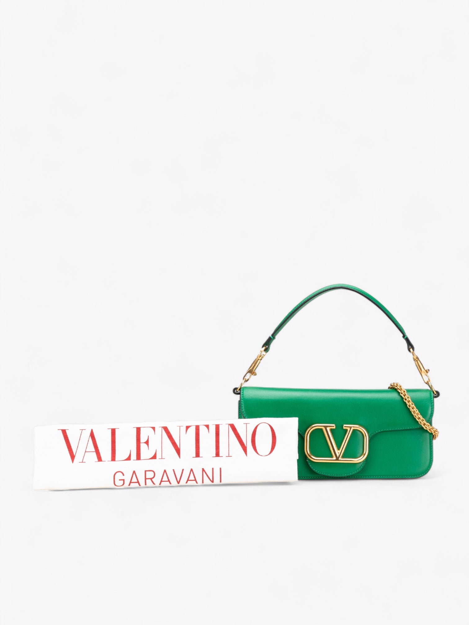 Valentino Calfskin VLogo Loco Satchel