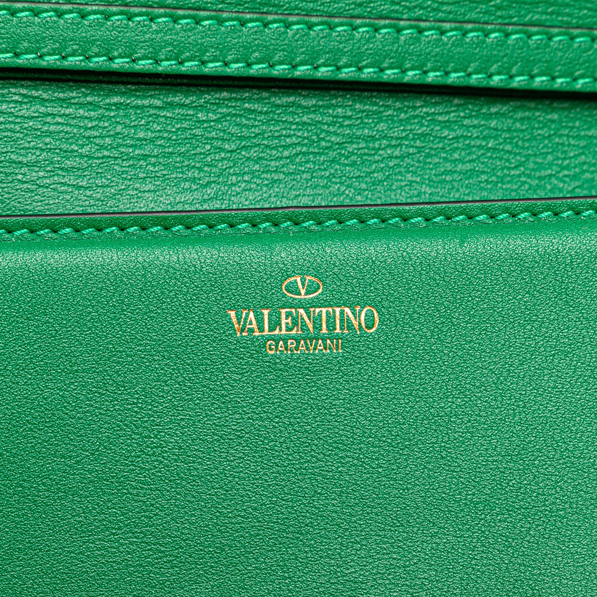 Valentino Calfskin VLogo Loco Satchel