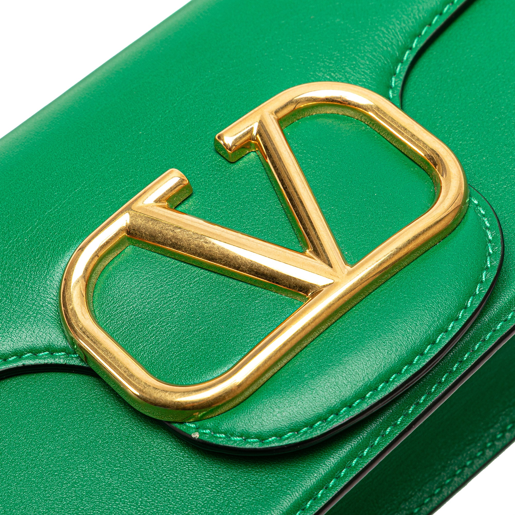 Valentino Calfskin VLogo Loco Satchel