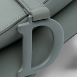 Dior gray Saddle Bag