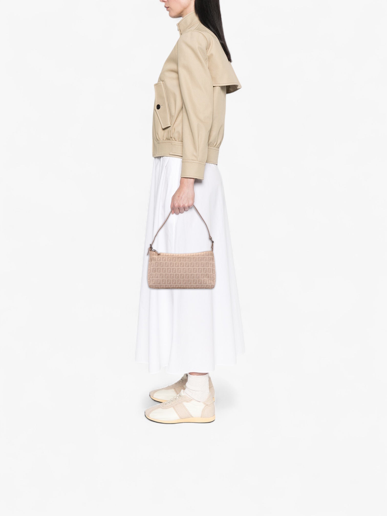 Fendi Zucchino Canvas Pochette