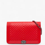 Chanel Chevron Boy Wallet