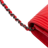 Chanel Chevron Boy Wallet