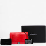 Chanel Chevron Boy Wallet