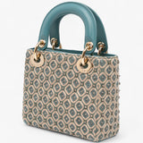 Dior Mini Lady Dior Honeycomb Embroidery Crystal