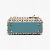 Dior Mini Lady Dior Honeycomb Embroidery Crystal