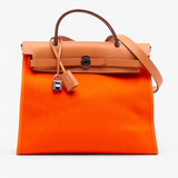 Hermès orange Herbag Zip 31