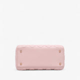 Dior Medium pink Lambskin Cannage Lady Dior