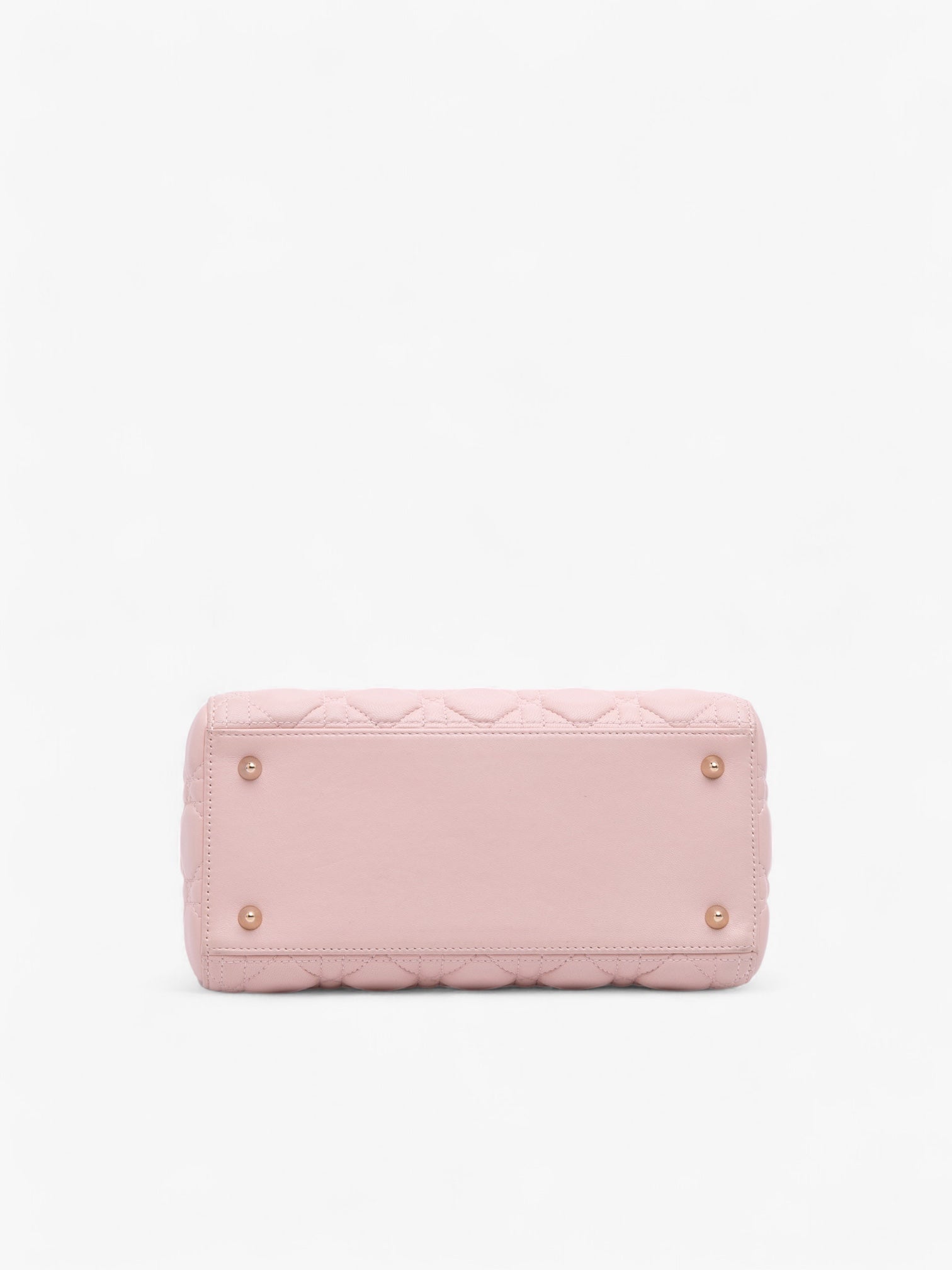Dior Medium pink Lambskin Cannage Lady Dior