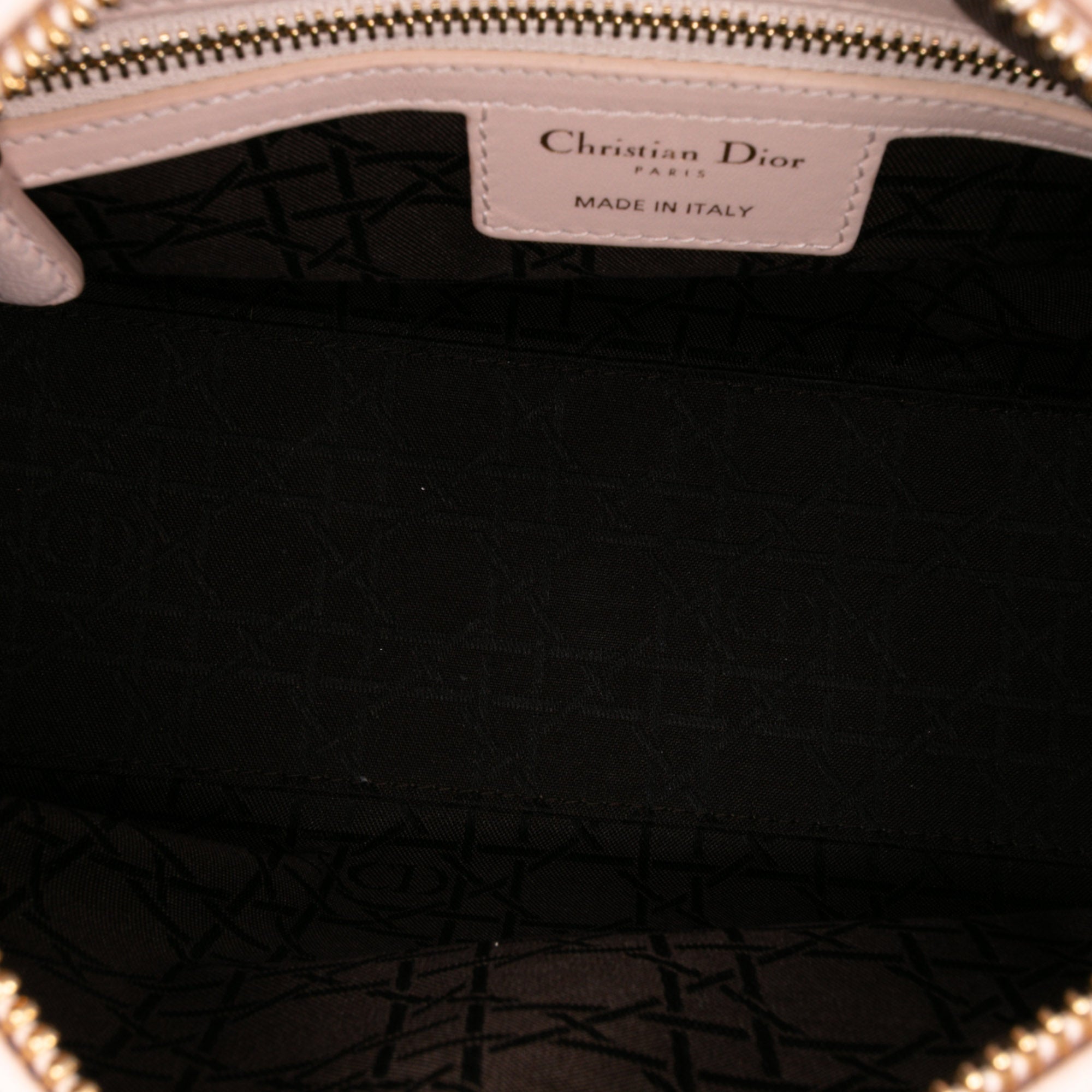 Dior Medium pink Lambskin Cannage Lady Dior