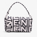 Fendi Marc Jacobs Nappa Vitello King Logo Print Baguette