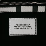 Fendi Marc Jacobs Nappa Vitello King Logo Print Baguette