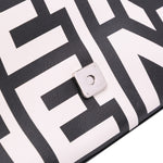 Fendi Marc Jacobs Nappa Vitello King Logo Print Baguette