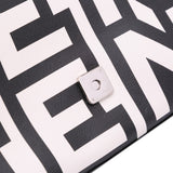 Fendi Marc Jacobs Nappa Vitello King Logo Print Baguette
