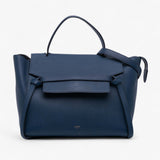 Celine blue Mini Grained Calfskin Belt