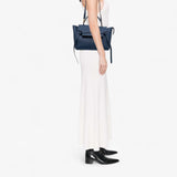 Celine blue Mini Grained Calfskin Belt
