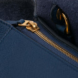 Celine blue Mini Grained Calfskin Belt