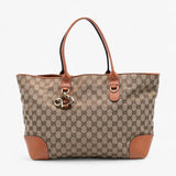 Gucci GG Canvas Heart Bit Tote