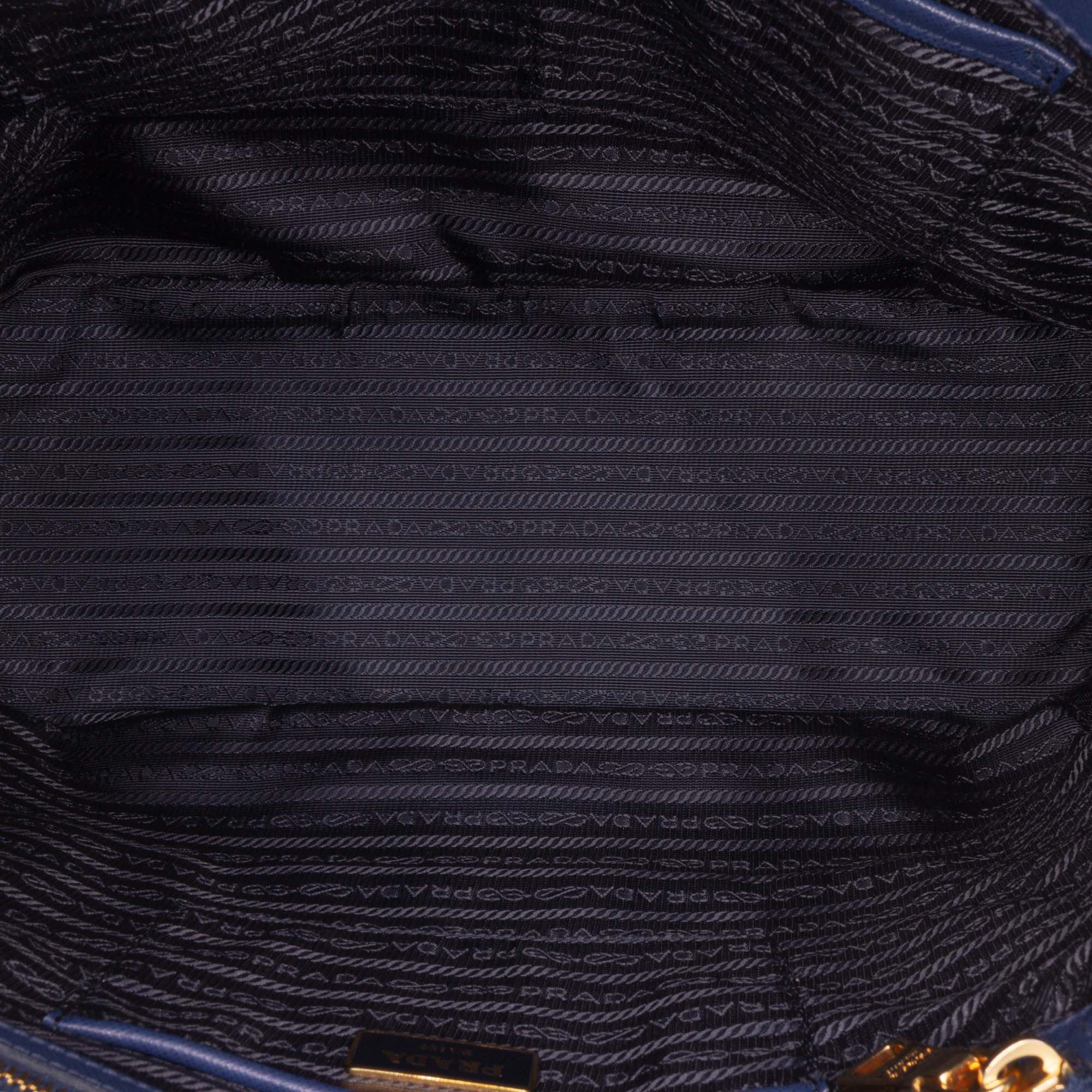 Prada Large Saffiano Lux Galleria Double Zip