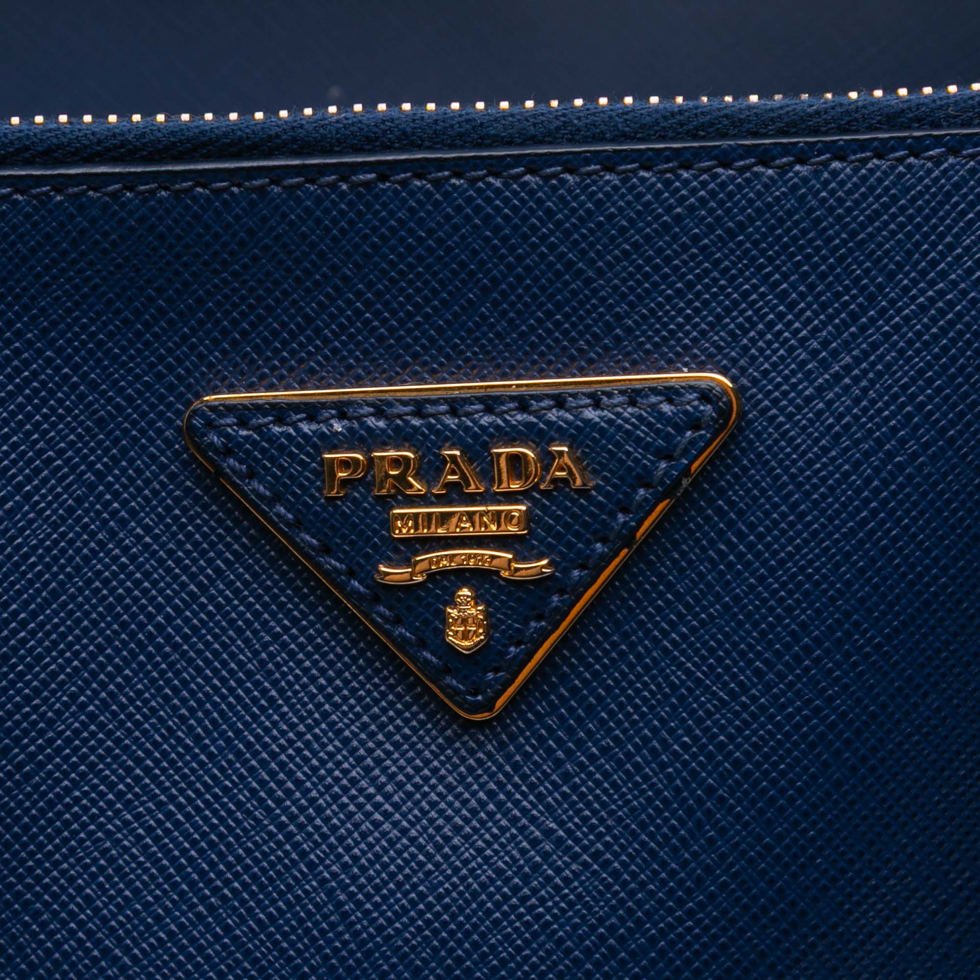 Prada Large Saffiano Lux Galleria Double Zip
