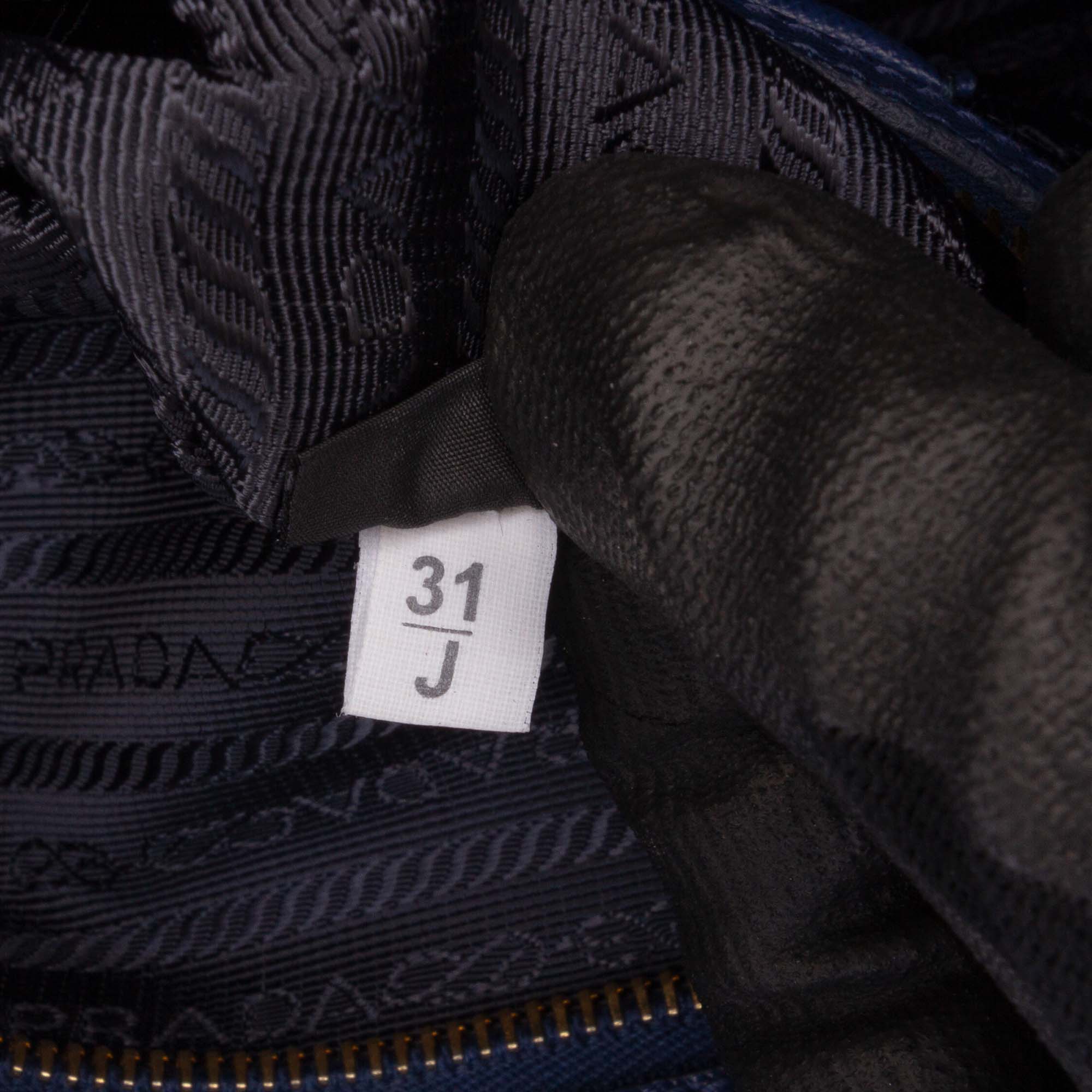 Prada Large Saffiano Lux Galleria Double Zip