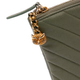 Chanel Medium Chevron Caviar Ancient Greek