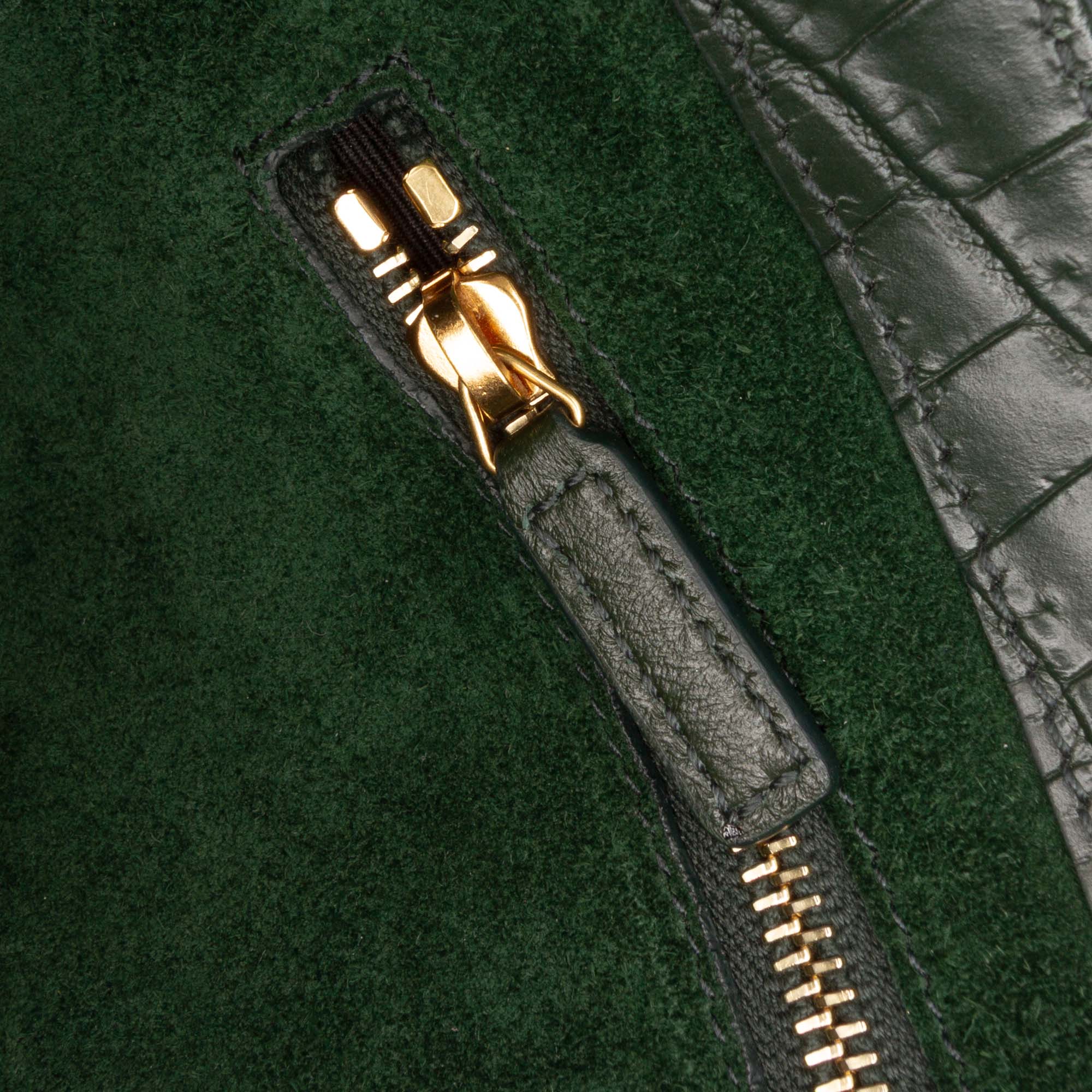 Saint Laurent Croc Leather Le 5 à 7