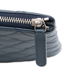 Chanel Large Quilted Lambskin O Case Clutch