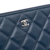 Chanel Large Quilted Lambskin O Case Clutch