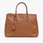 Prada Large Saffiano Lux Galleria Double Zip