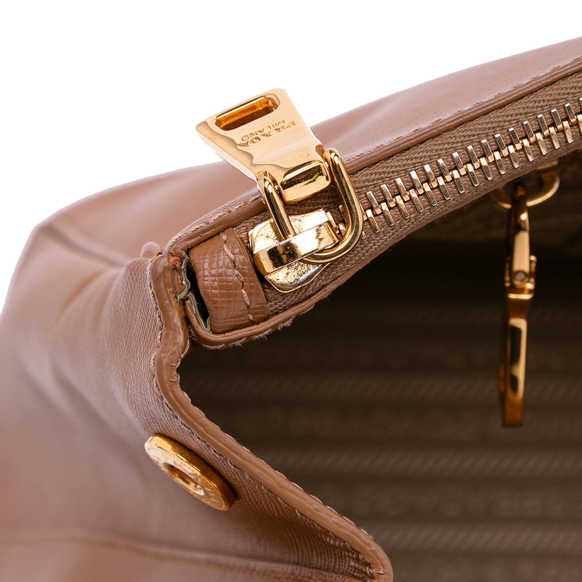 Prada Large Saffiano Lux Galleria Double Zip