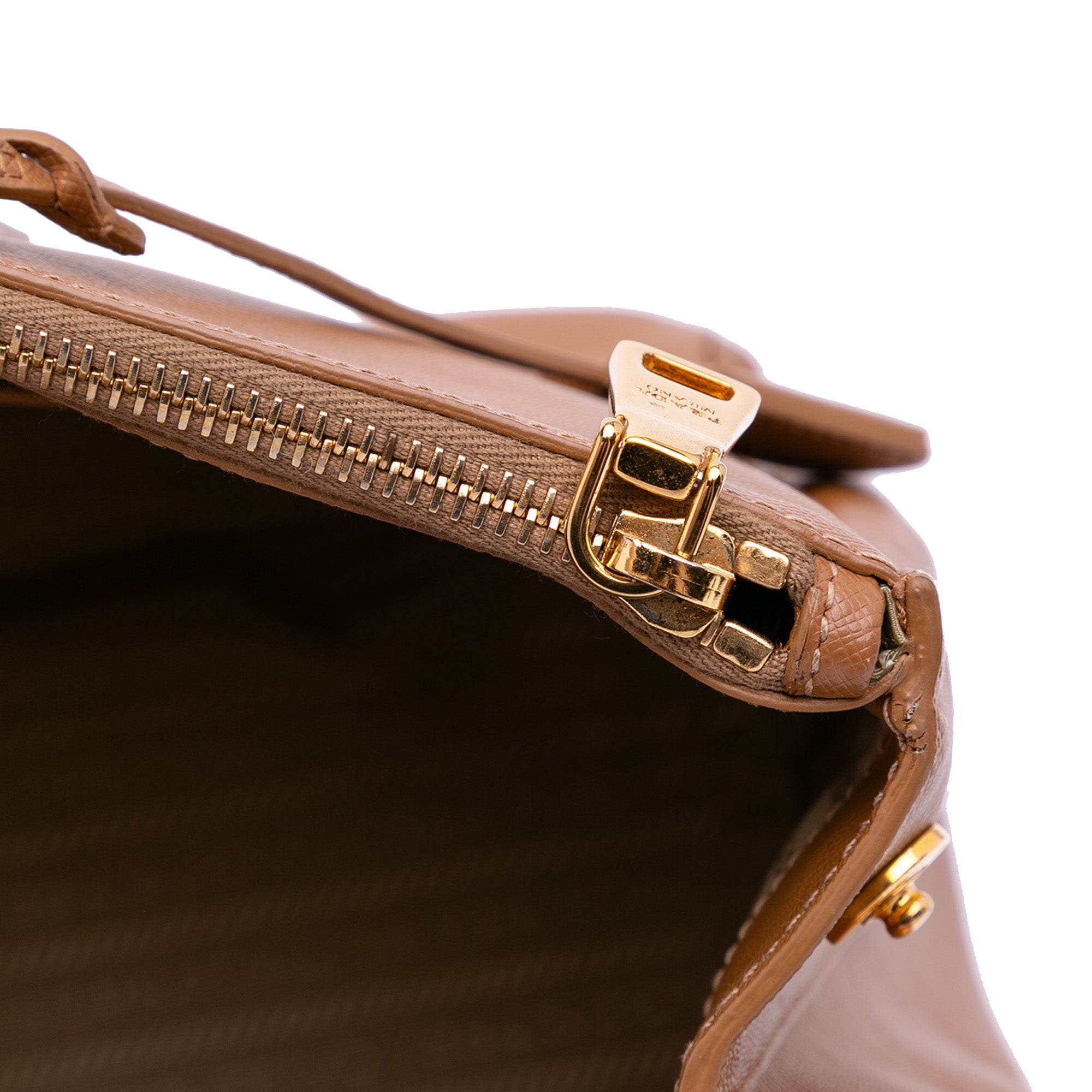 Prada Large Saffiano Lux Galleria Double Zip