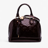 Louis Vuitton purple Vernis Alma BB