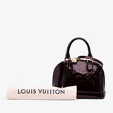 Louis Vuitton purple Vernis Alma BB
